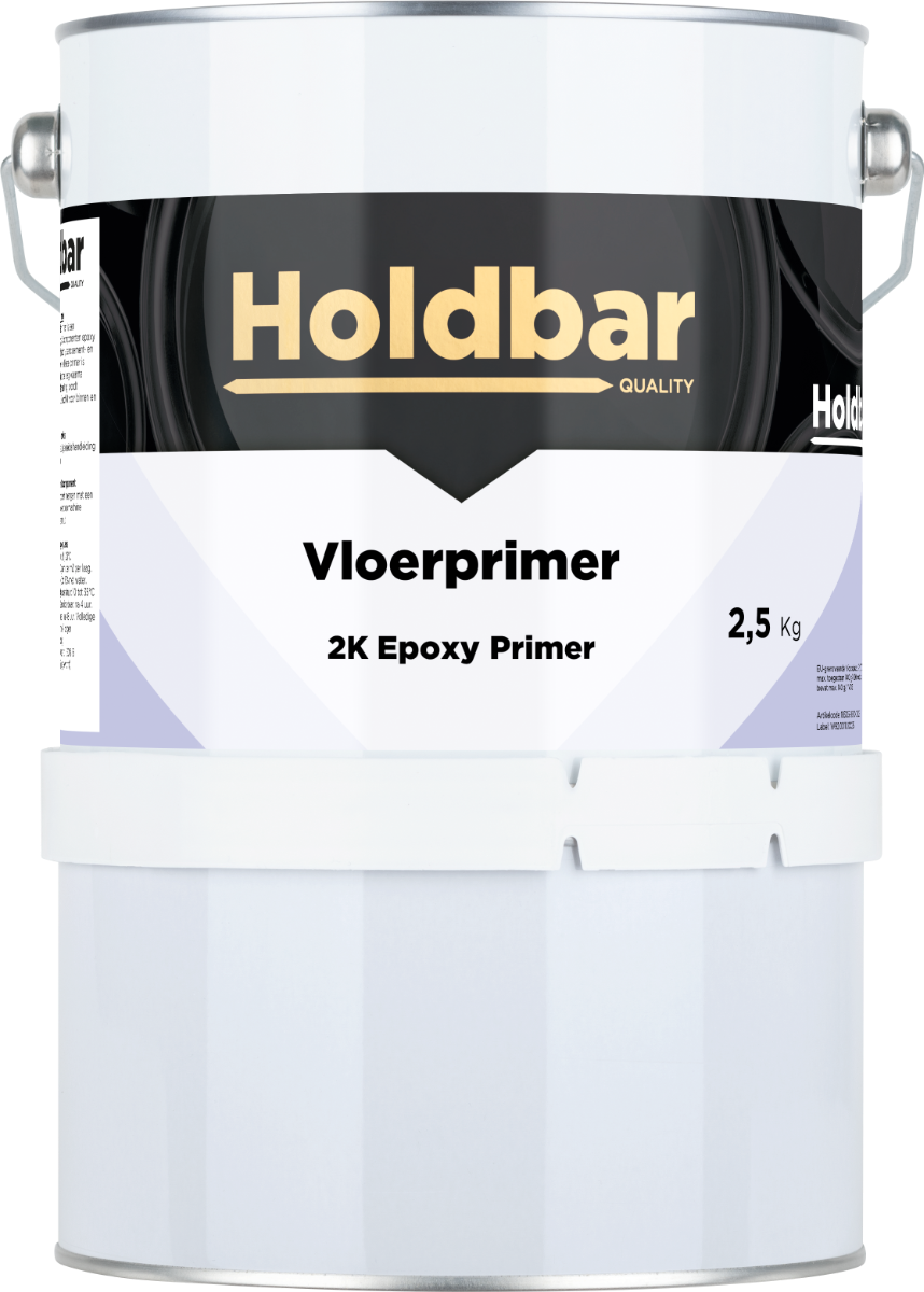 Holdbar 2K vloerprimer van 2,5 kilogram